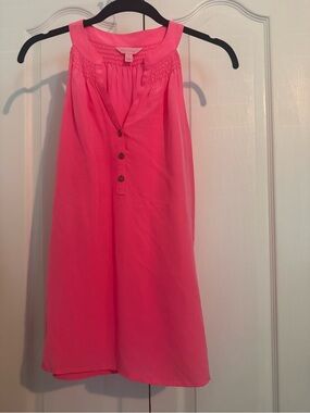 Lilly Pulitzer Hot Pink Sleeveless top